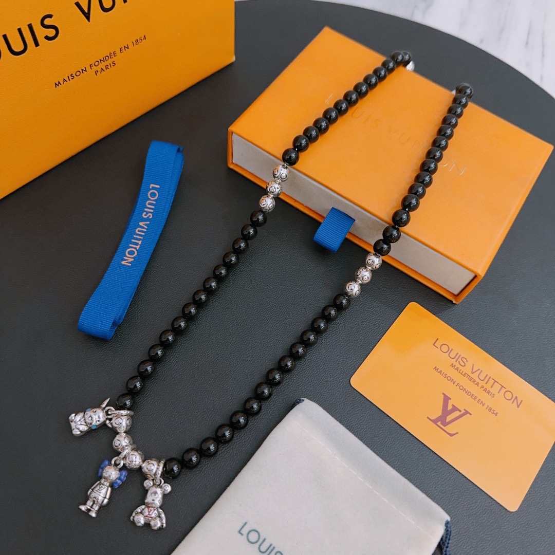 【LOUIS VUITTON】ネックレス、新しいネックレス万能シンプルファッションオーナメント 240813-BRAND OFF