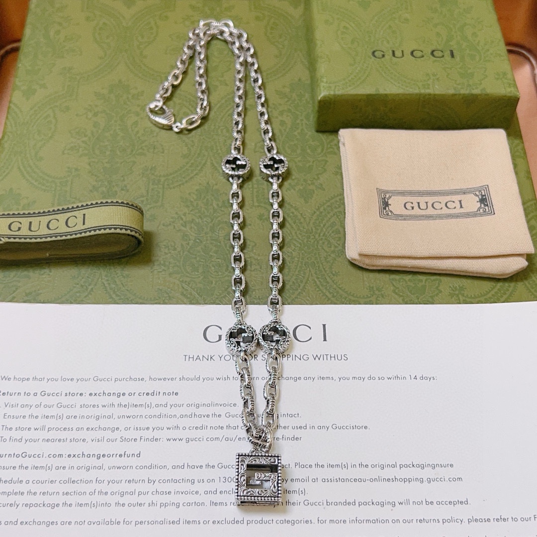 【2026】【GUCCI】ネックレス、新しいネックレス万能シンプルファッションオーナメント 240815-BRAND OFF