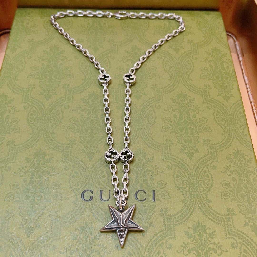 【GUCCI】ネックレス、新しいネックレス万能シンプルファッションオーナメント 240815-BRAND OFF