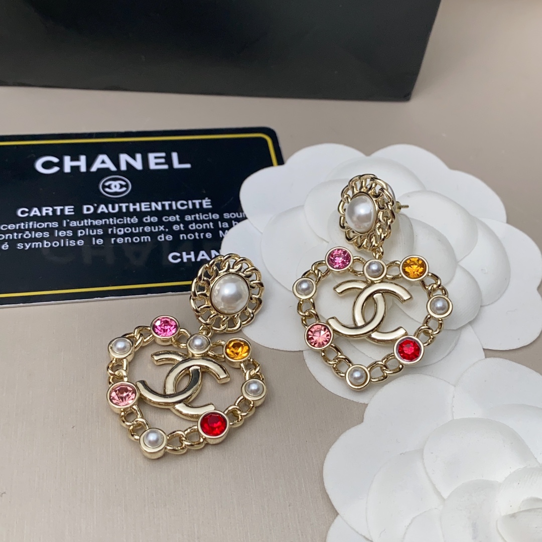 【CHANEL 】 シャネル   ファッションスタイルのイヤリング-BRAND OFF