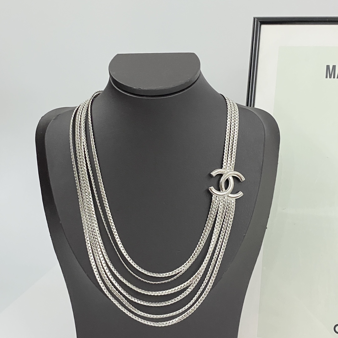 【CHANEL】ネックレス、新しいネックレス万能シンプルファッションオーナメント 241014-BRAND OFF