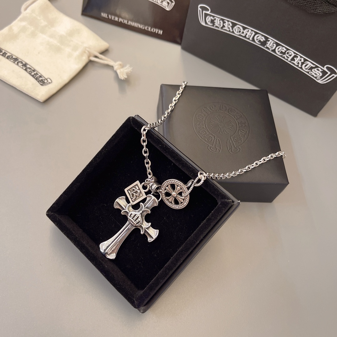 【CHROME HEARTS】ネックレス、新しいネックレス万能シンプルファッションオーナメント  241014-BRAND OFF