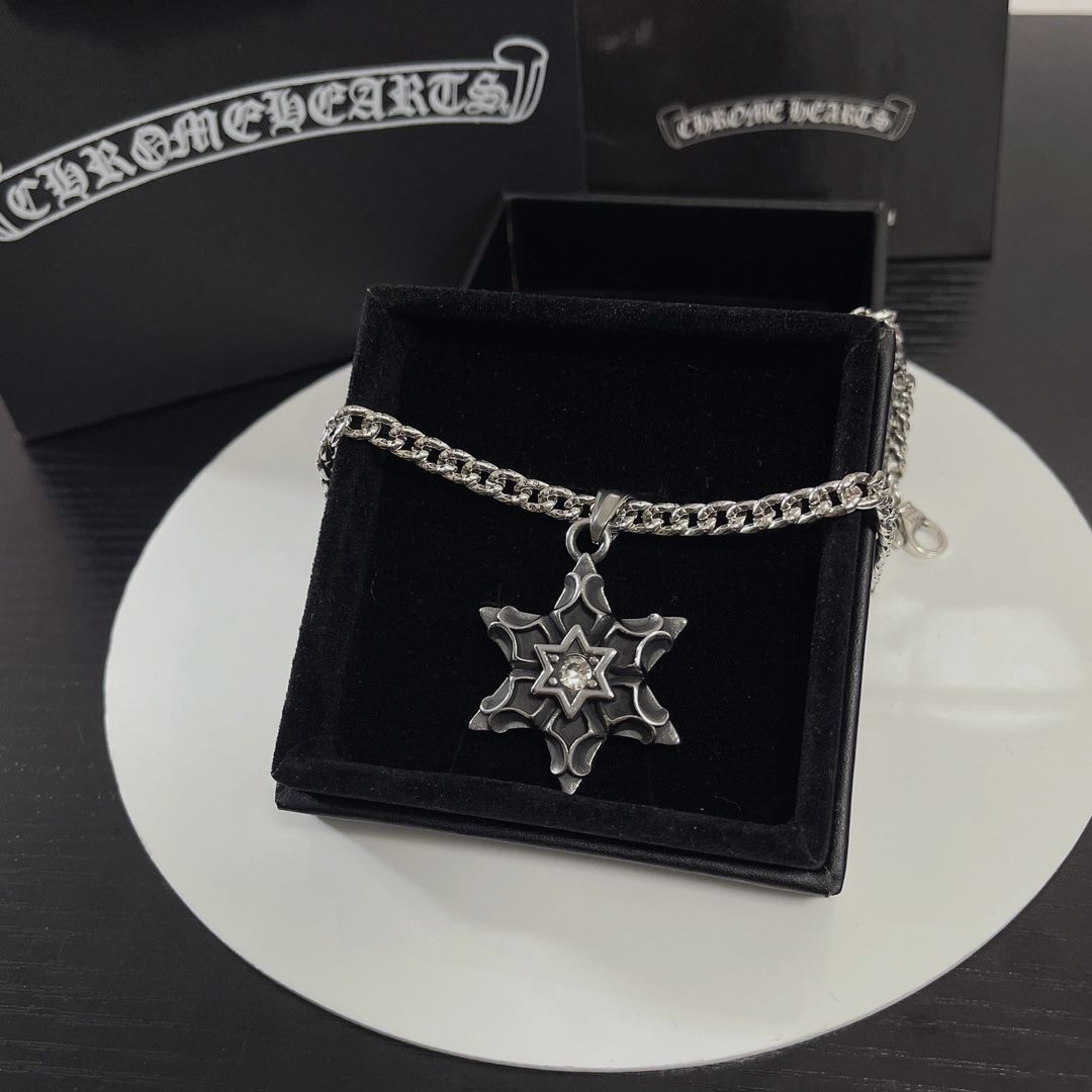 【CHROME HEARTS】ネックレス、新しいネックレス万能シンプルファッションオーナメント  241014-BRAND OFF