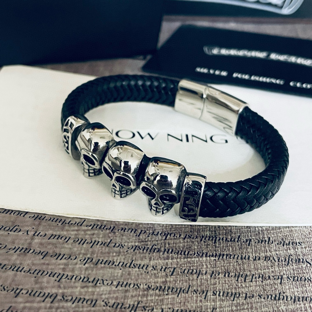 【CHROME HEARTS】ブレスレット、ファッションシンプルなスタイル   241015-BRAND OFF