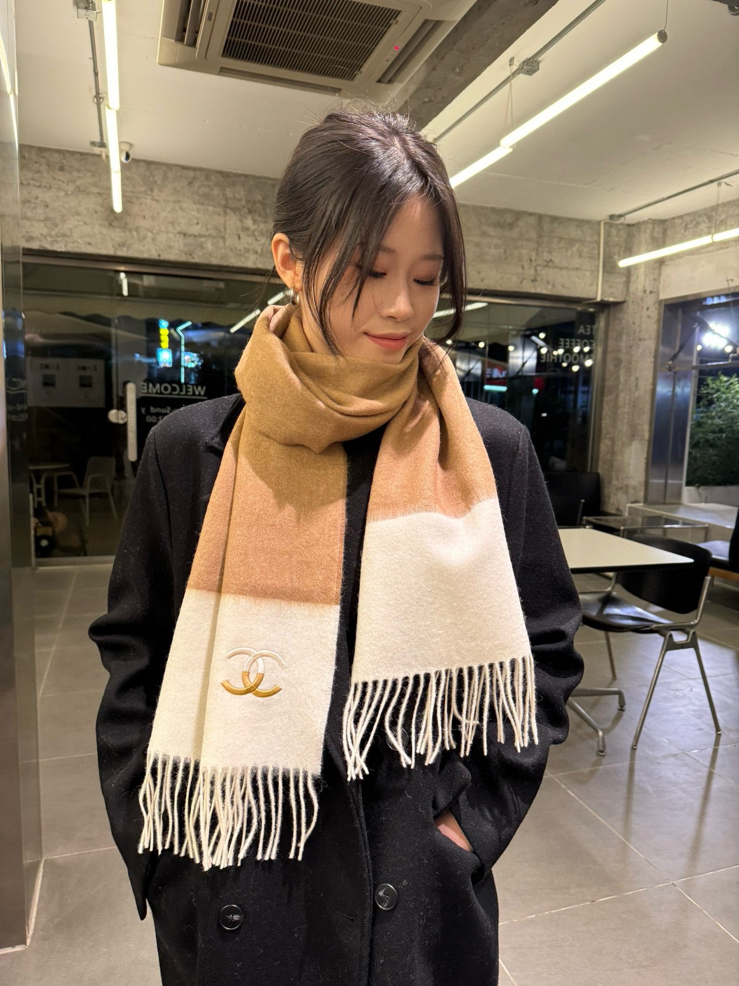 【2026】【CHANEL  シャネル 】スカーフ60*190CM 241107-BRAND OFF