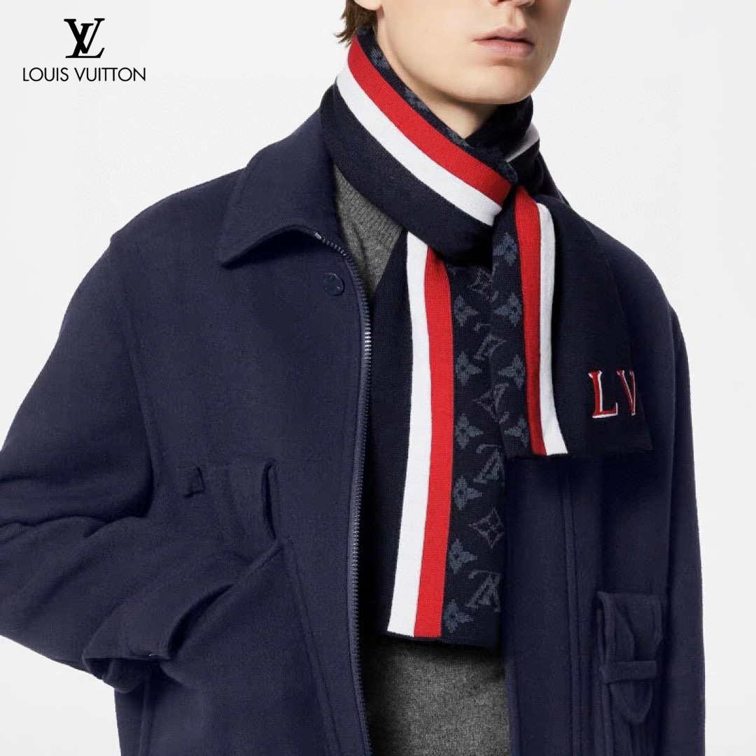【LV LOUIS VUITTON ルイ·ヴィトン】 スカーフ 180*32cm  241107-BRAND OFF