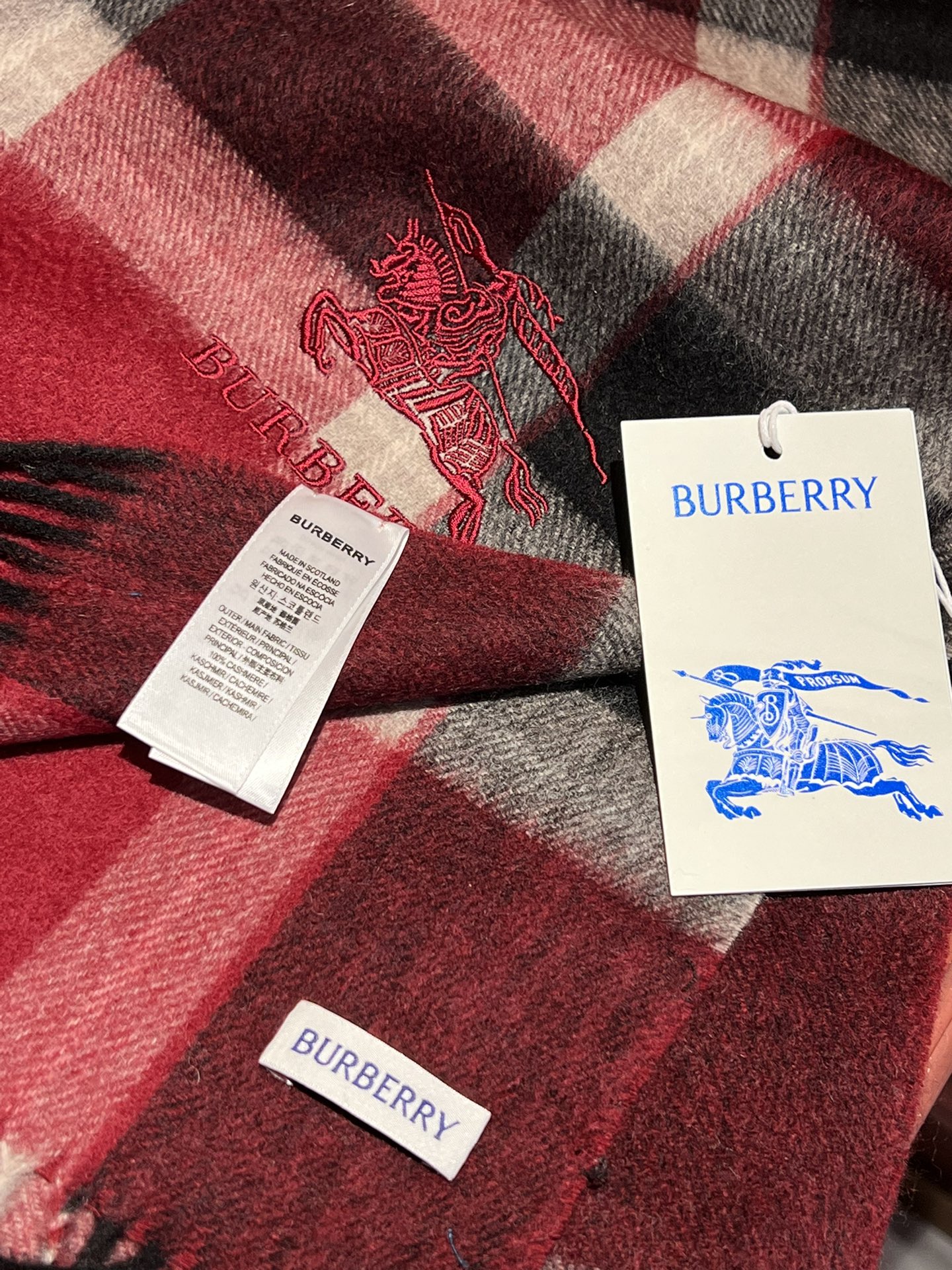 【BURBERRY  バーバリー】スカーフ32*180CM  241108-BRAND OFF