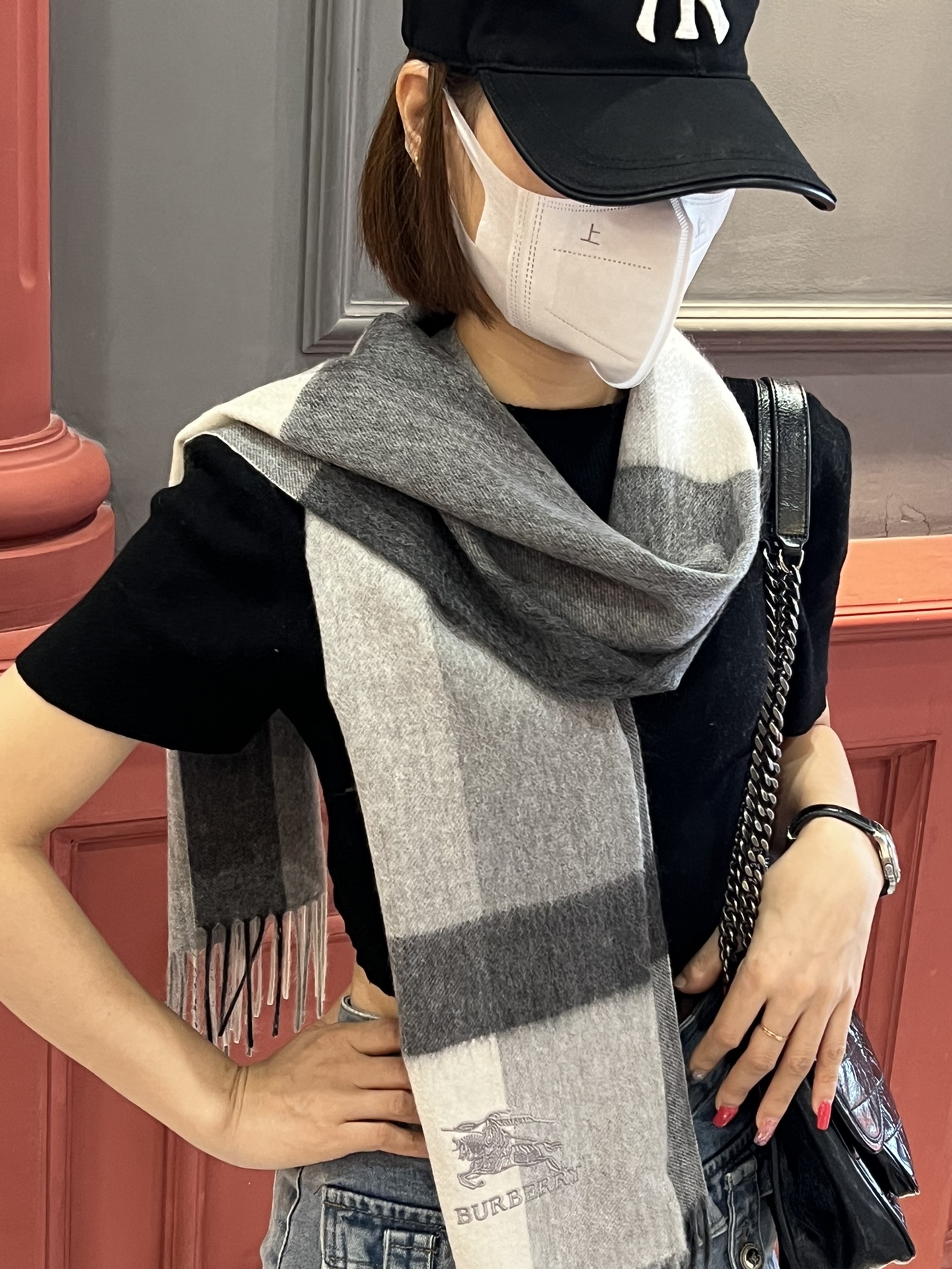 【BURBERRY  バーバリー】スカーフ32*180CM  241108-BRAND OFF