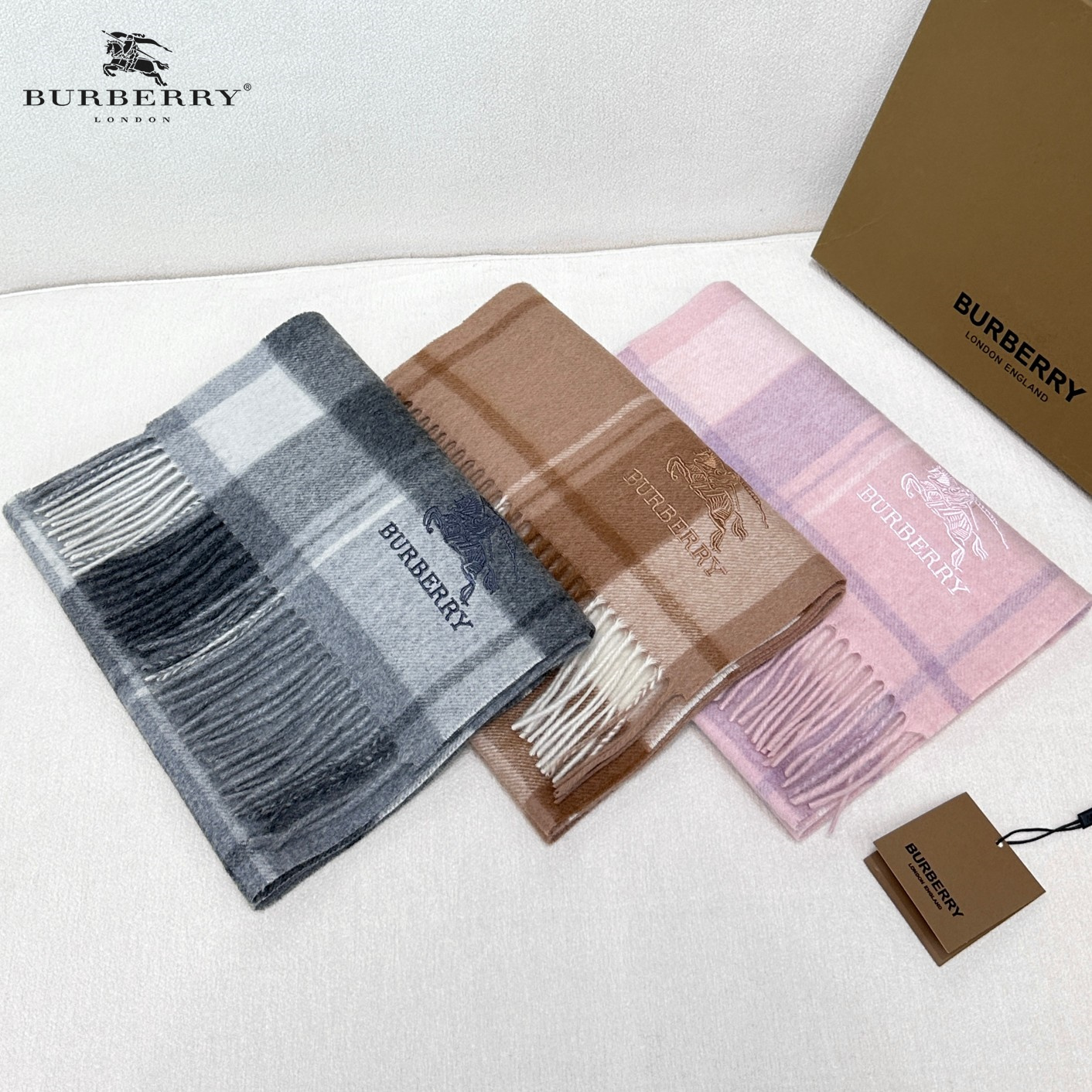 【BURBERRY  バーバリー】スカーフ30*180CM  241108-BRAND OFF