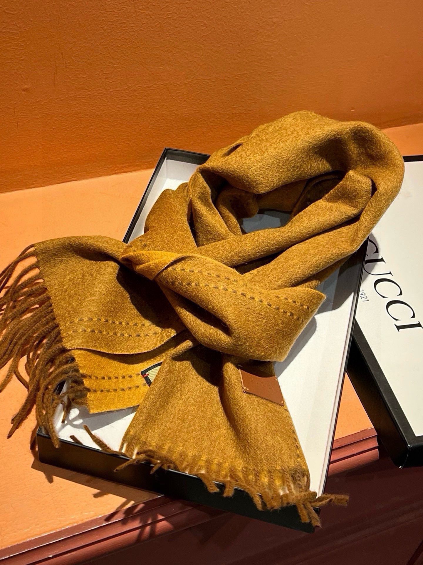 【GUCCI グッチ】スカーフ180*35CM  241108-BRAND OFF
