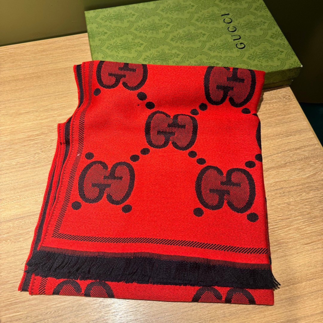 【GUCCI グッチ】スカーフ50*200CM  241108-BRAND OFF