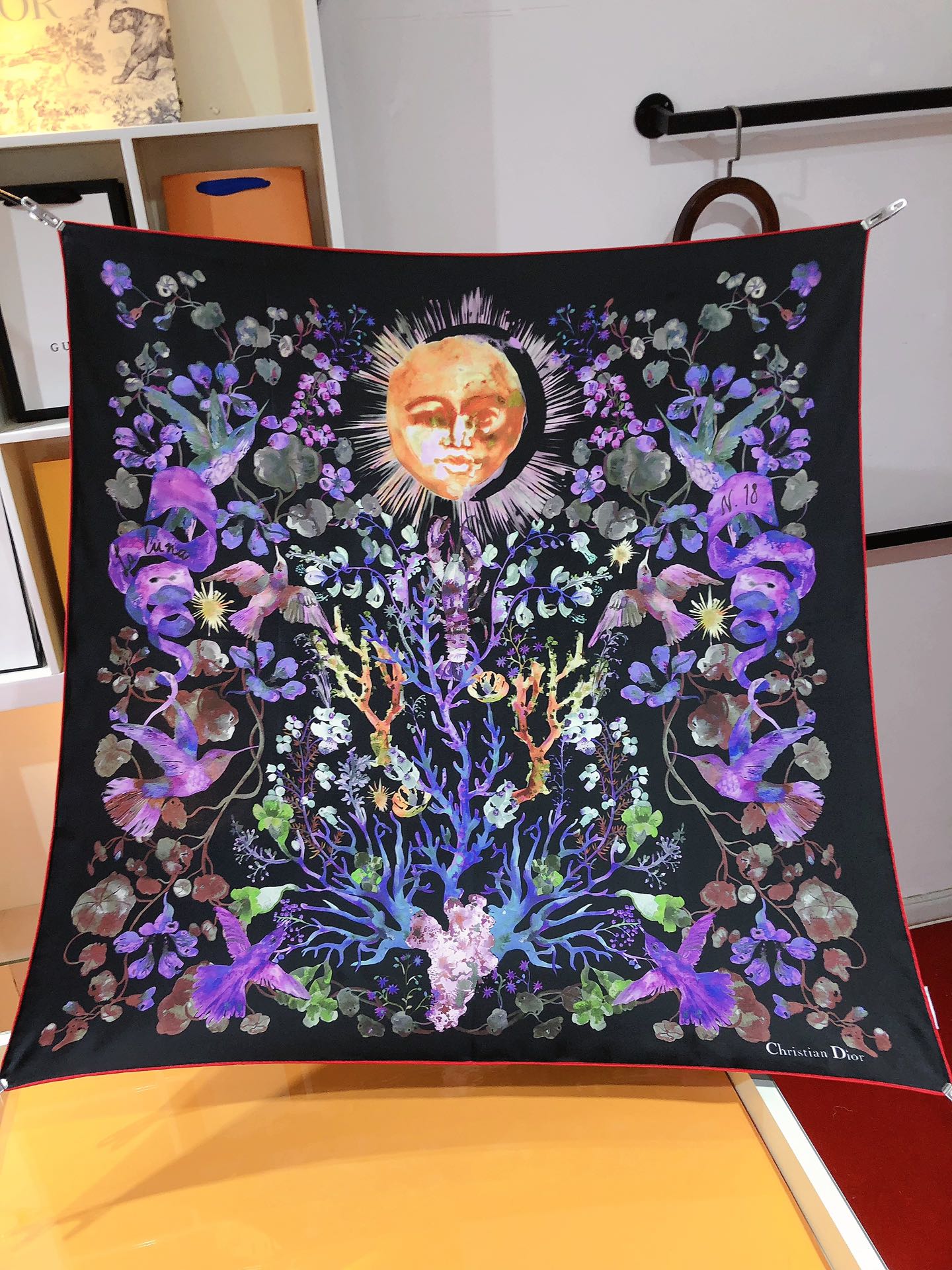 【DIOR  ディオール 】スカーフ90*90cm  241108-BRAND OFF