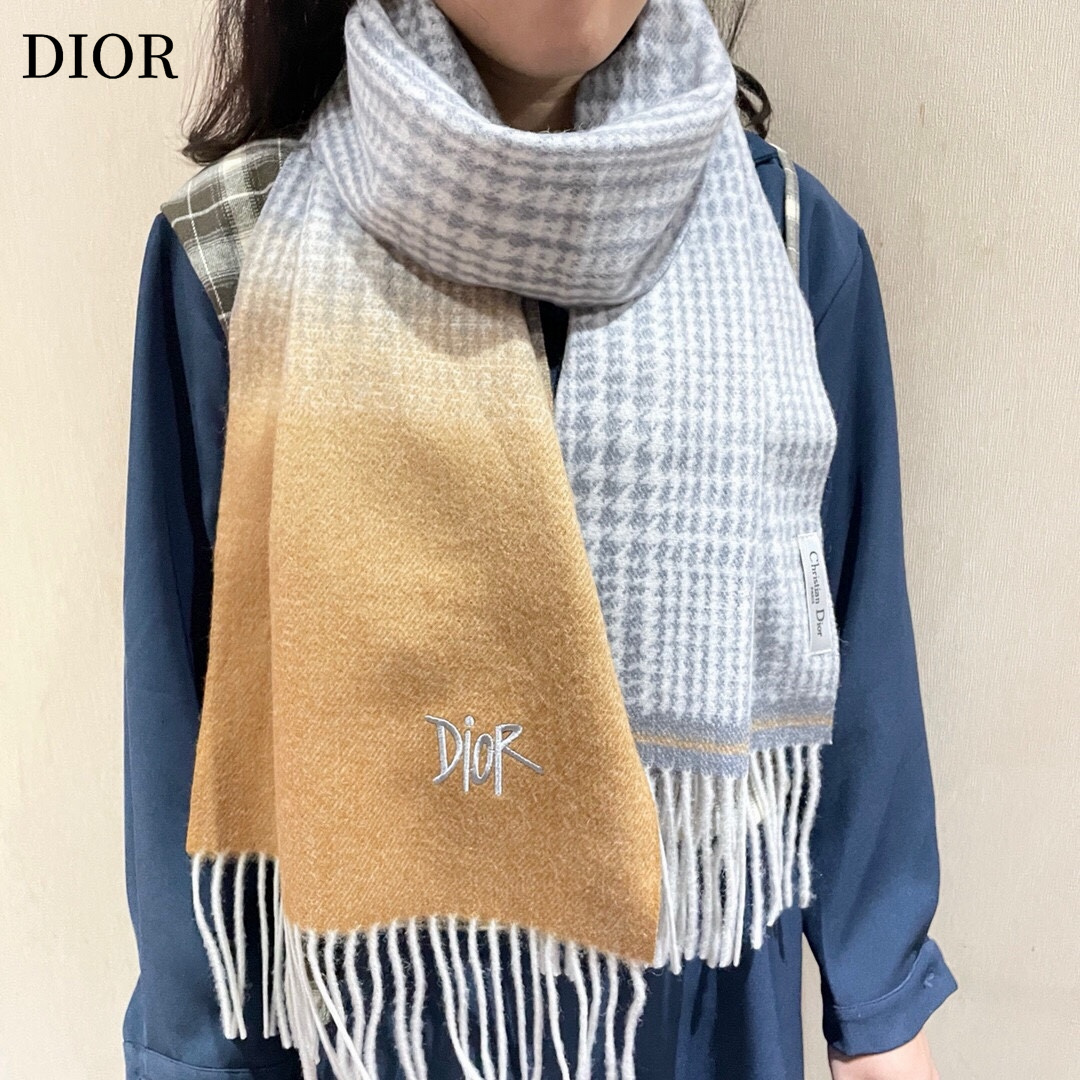 【DIOR  ディオール 】スカーフ32*200cm  241108-BRAND OFF