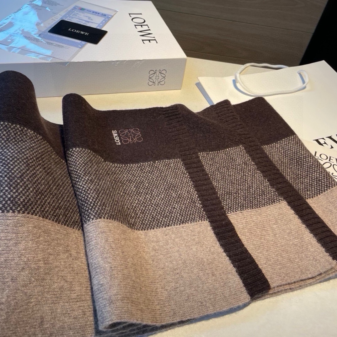 【LOEWE ロエベ】スカーフ 30*190CM   241109-BRAND OFF