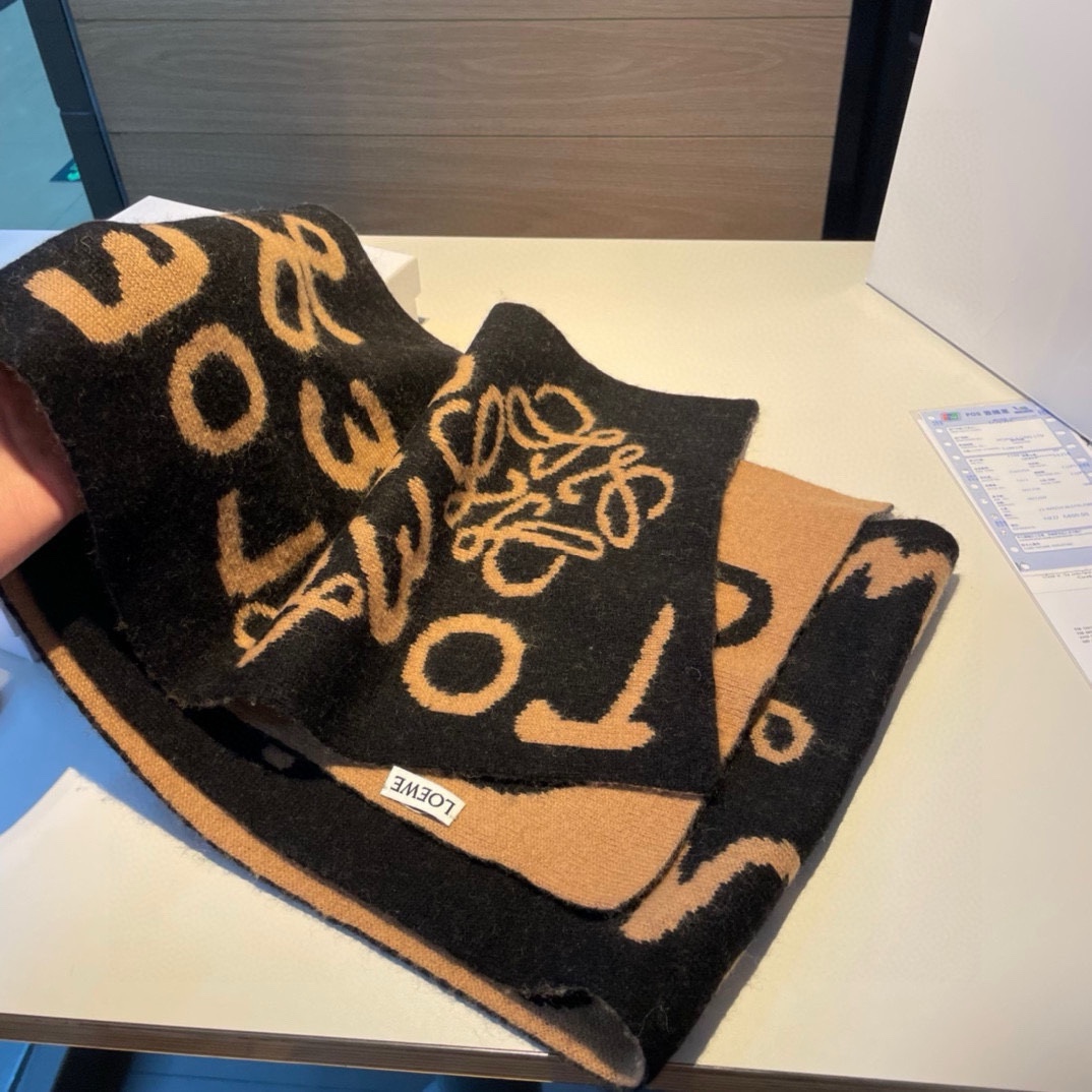 【LOEWE ロエベ】スカーフ 30*190CM   241109-BRAND OFF