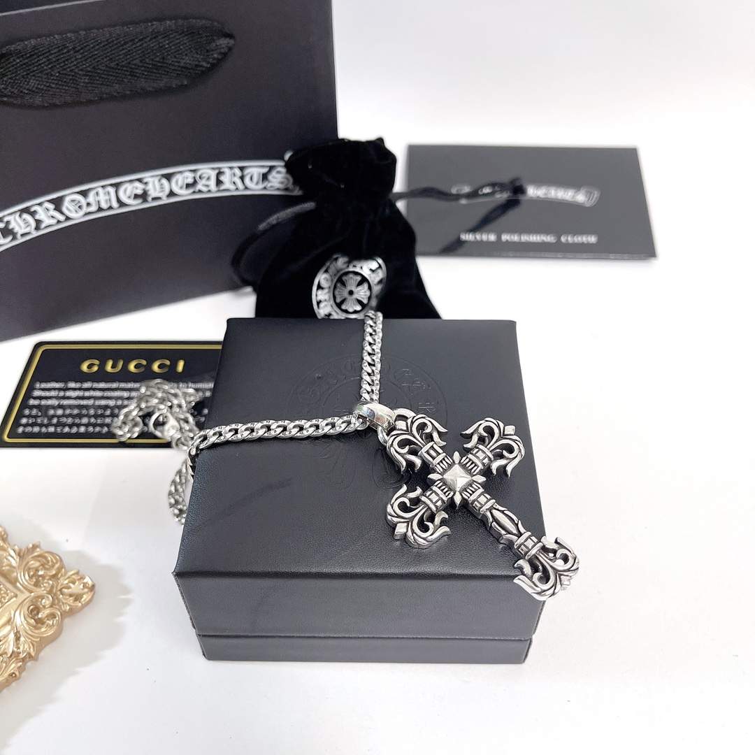 【CHROME HEARTS】ネックレス、新しいネックレス万能シンプルファッションオーナメント-BRAND OFF