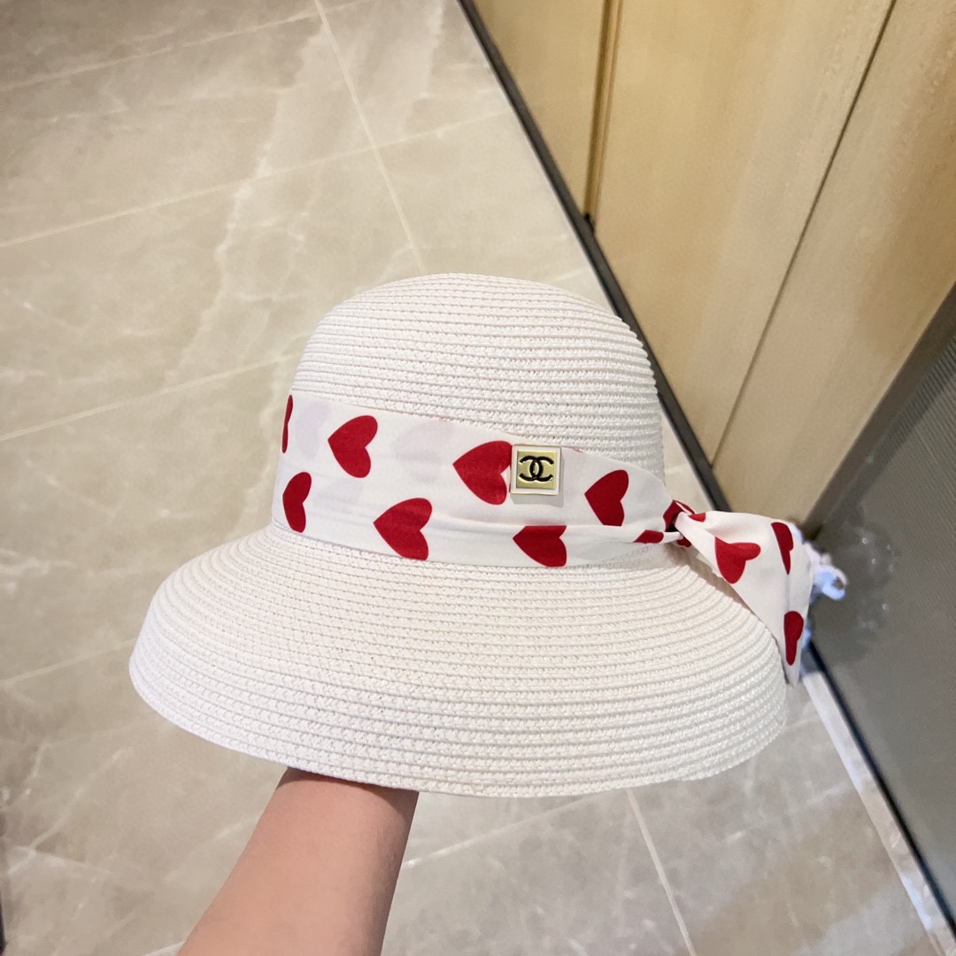 【CHANEL シャネル 】【数量限定】 麦わら帽子-BRAND OFF