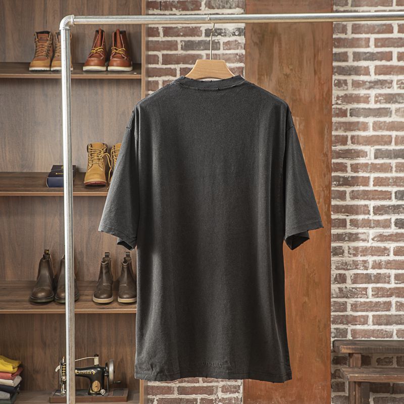 【2026】Balenciaga/バレンシアガ 21SSドイツ戦車楽隊フィギュア半袖Tシャツ-BRAND OFF
