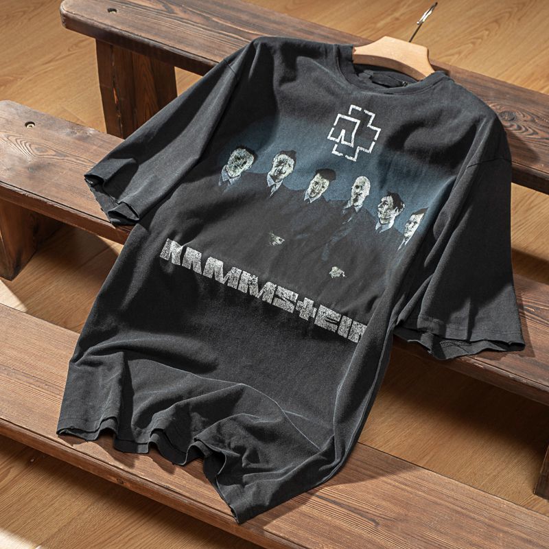 【2026】Balenciaga/バレンシアガ 21SSドイツ戦車楽隊フィギュア半袖Tシャツ-BRAND OFF