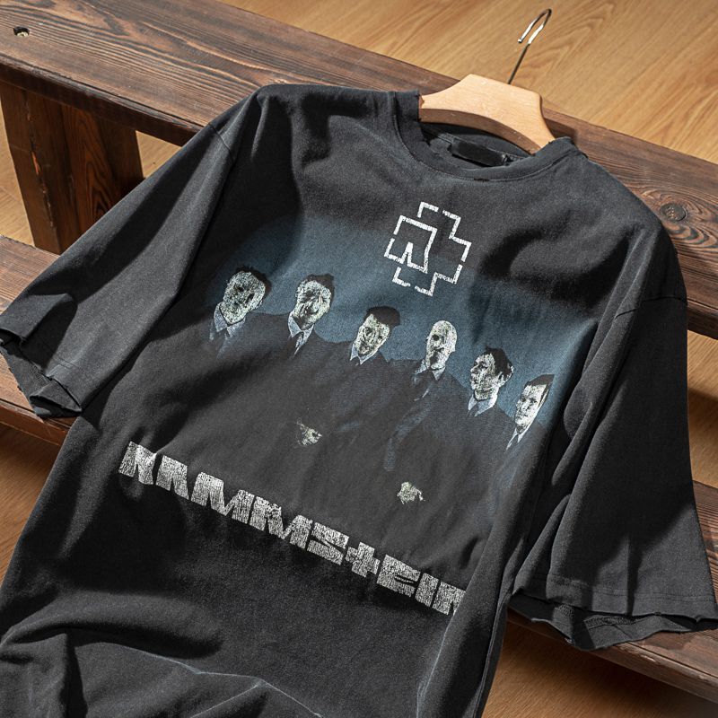 【2026】Balenciaga/バレンシアガ 21SSドイツ戦車楽隊フィギュア半袖Tシャツ-BRAND OFF