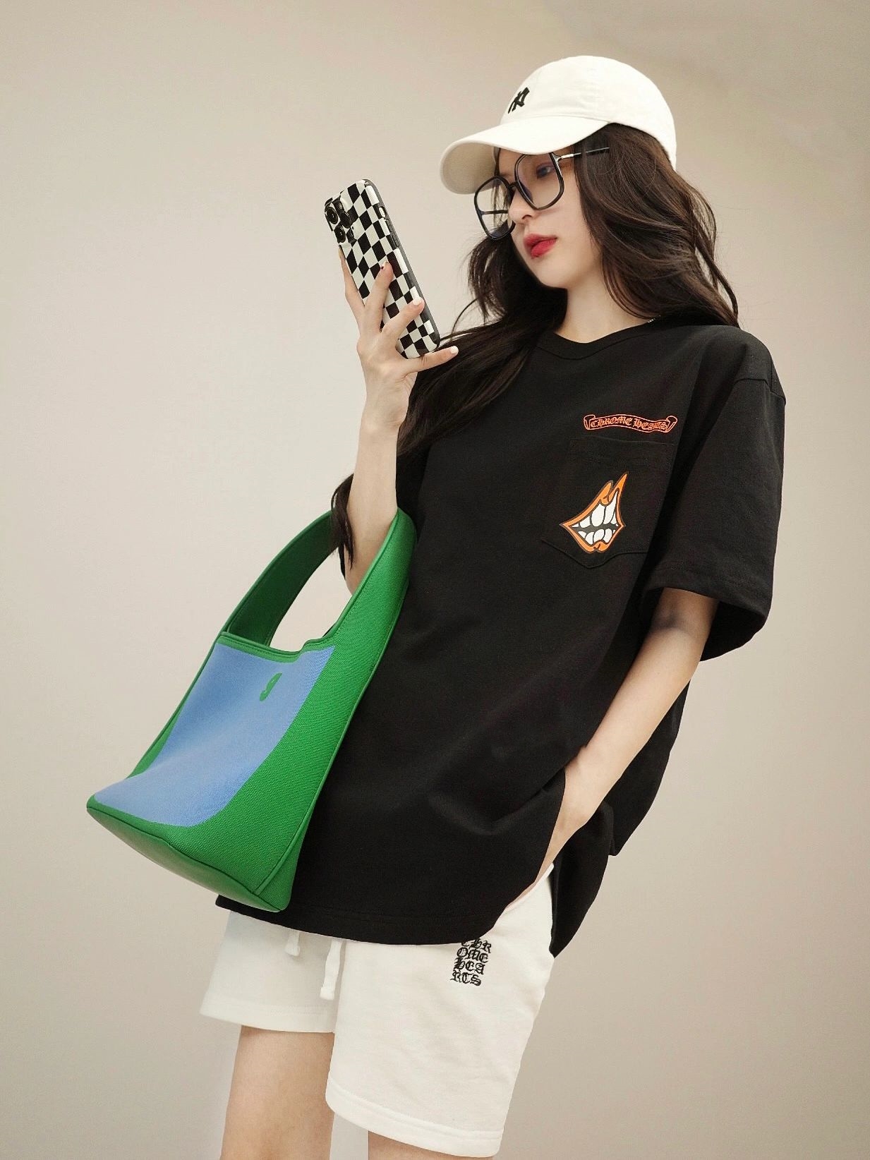 【2026】クロハート/Chromeheartsらくがき限定カップルポケット半袖T-BRAND OFF
