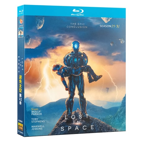 海外ドラマ「ロスト・イン・スペース」ブルーレイ Blu-ray 日本語吹替えあり　シーズン1+2+3 トビー・スティーヴンス 全話 海外盤