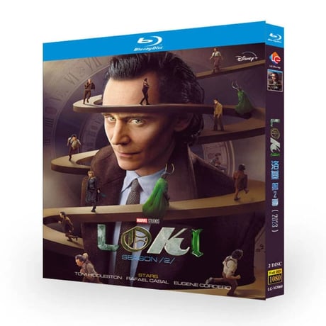 日本語吹替あり海外ドラマ「ロキ」シーズン2 ブルーレイ Blu-ray トム・ヒドルストン、オーウェン・ウィルソン、高画質 全話 海外盤