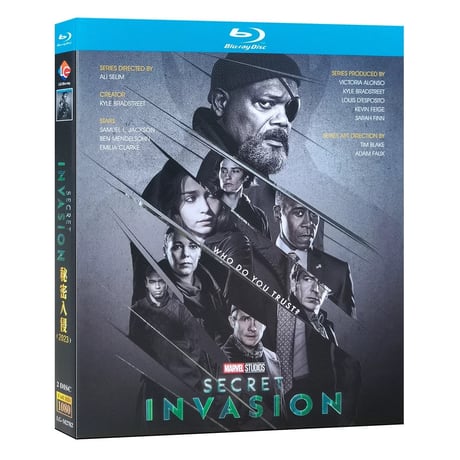 日本語吹替えあり海外ドラマ「シークレット・インベージョン」 ブルーレイ Blu-ray 洋画 サミュエル・L・ジャクソン、ベン・メンデルソーン、高画質 全話 海外盤