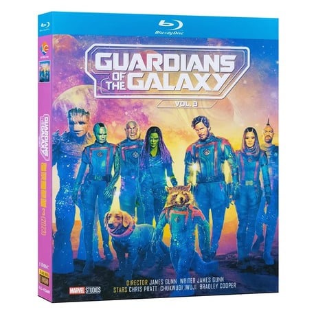 日本語字幕あり洋画「ガーディアンズ・オブ・ギャラクシー3」 ブルーレイ　Blu-ray クリス・プラット、ゾーイ・サルダナ、全話 海外盤
