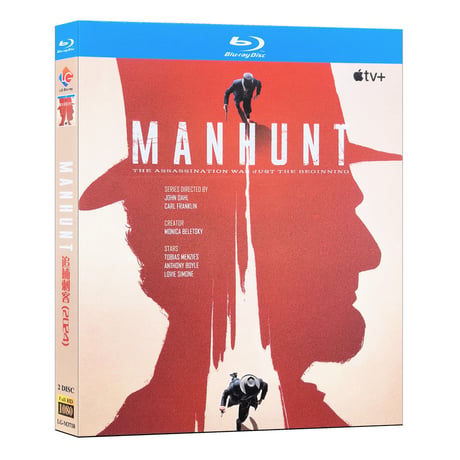 海外ドラマ『マンハント 〜リンカーン暗殺犯を追え〜』ブルーレイ Blu-ray トビアス・メンジーズ　アンソニー・ボイル Manhunt 全話 中国盤