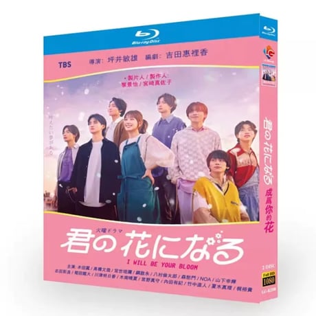 テレビドラマ「君の花になる 」DVD ブルーレイ Blu-ray 本田翼、高橋文哉 高画質