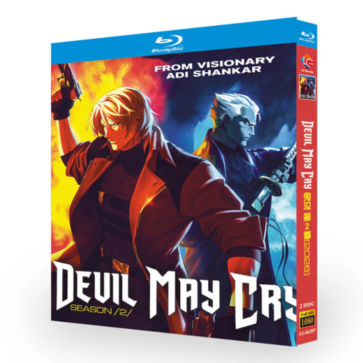 日本語吹替ありアニメ「Devil May Cry」 シーズン2 DVD Blu-ray BOX
