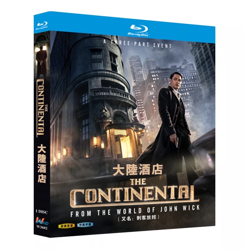 日本語吹替あり海外ドラマ「ザ・コンチネンタル: ジョン・ウィックの世界から」ブルーレイ　Blu-ray コリン・ウッデル、メル・ギブソン 全話 海外盤
