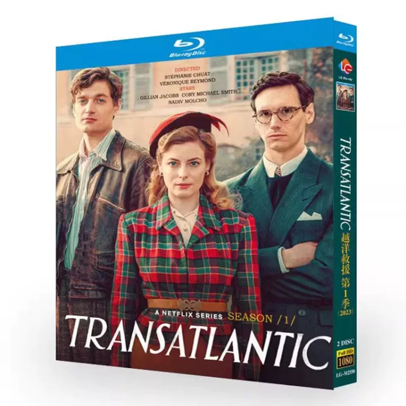 海外ドラマ「トランスアトランティック －世紀の亡命プロジェクト－」 Blu-ray ブルーレイ ジリアン・ジェイコブス、ルーカス・イングランダー、日本語字幕あり　高画質 全話 海外盤