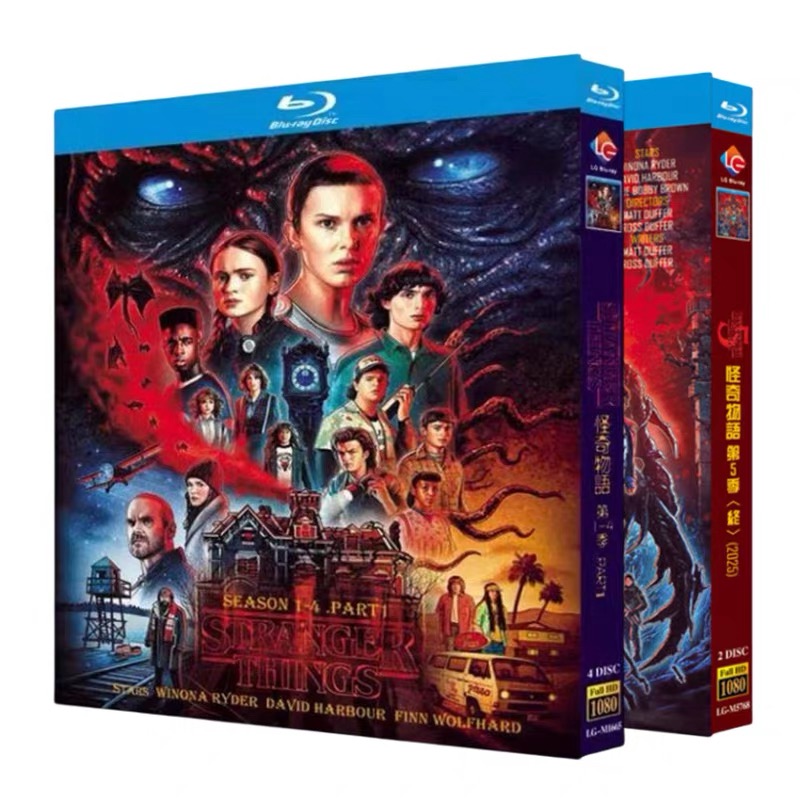 ストレンジャー・シングス 未知の世界 シーズン1+2+3+4+5 DVD ブルーレイ Blu-ray BOX 日本語字幕 日本語吹き替え版 完全版 豪華版 [Blu-ray]