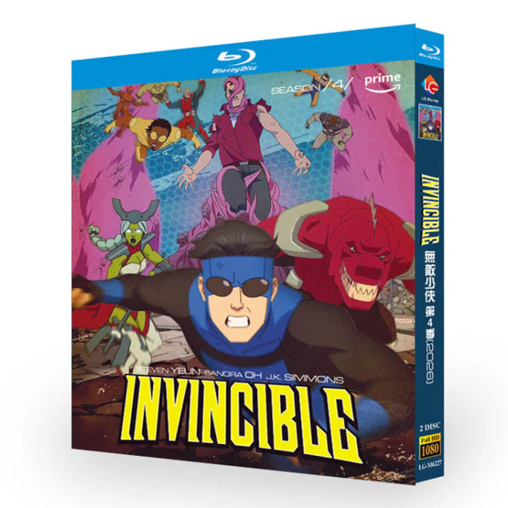 日本語吹替あり インビンシブル ～無敵のヒーロー～ シーズン4 DVD Blu-ray BOX
