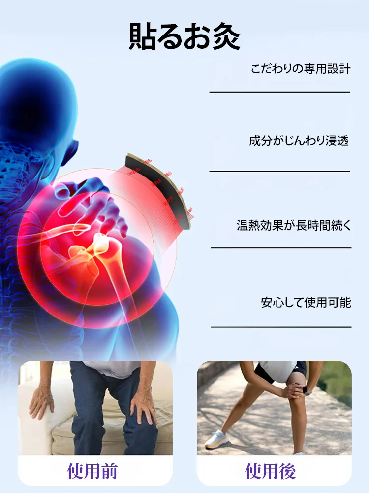 【全国の薬局・ドラッグストアで10年連続売上No.1】魔法の貼るお灸