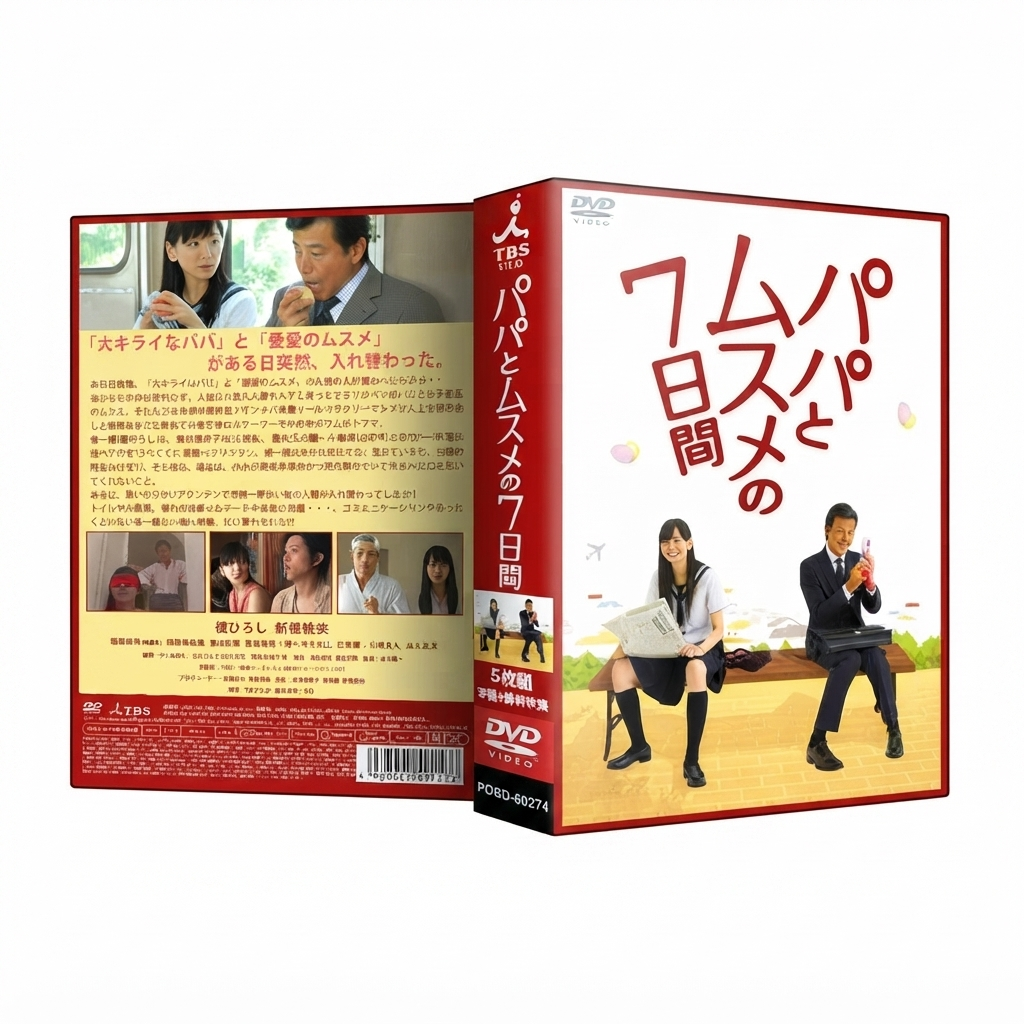パパとムスメの7日間 DVD-BOX 新垣結衣 本編全話+特典 日本ドラマ 5枚組