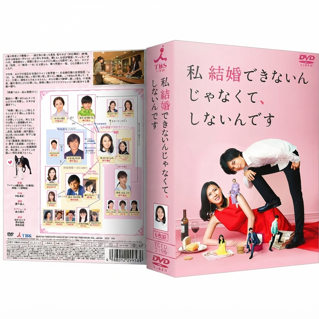 日本ドラマ 私結婚できないんじゃなくて、しないんです 中谷美紀 藤木直人 DVD-BOX♪6枚組