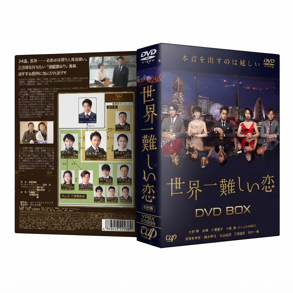 世界一難しい恋 DVD-BOX 大野智 本編全話 日本ドラマ 6枚組