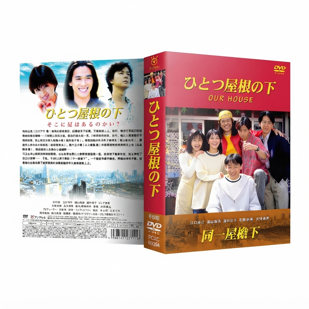 ひとつ屋根の下 DVD-BOX 第一部 江口洋介 福山雅治 酒井法子 本編全話 日本ドラマ 6枚組