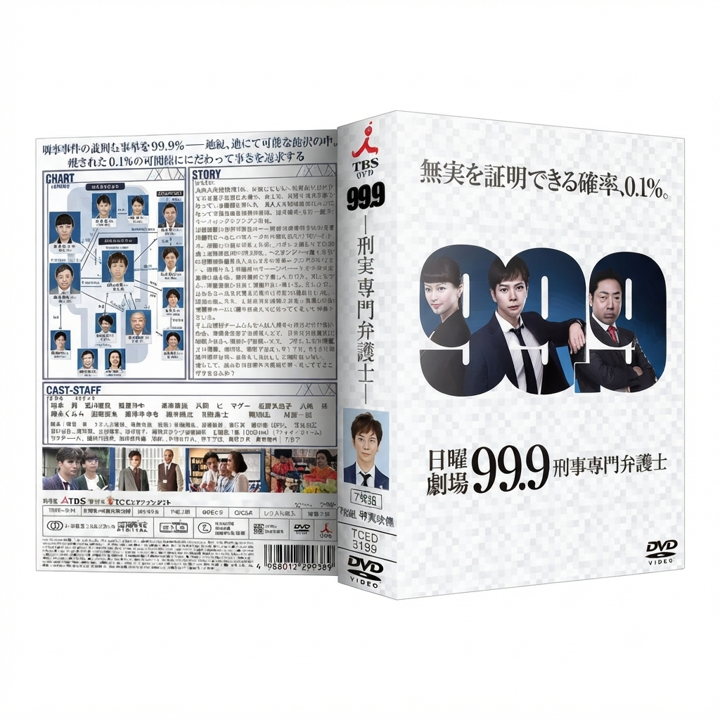 99.9刑事専門弁護士 DVD-BOX シーズン1 松本潤 本編全話+特典 日本ドラマ 7枚組
