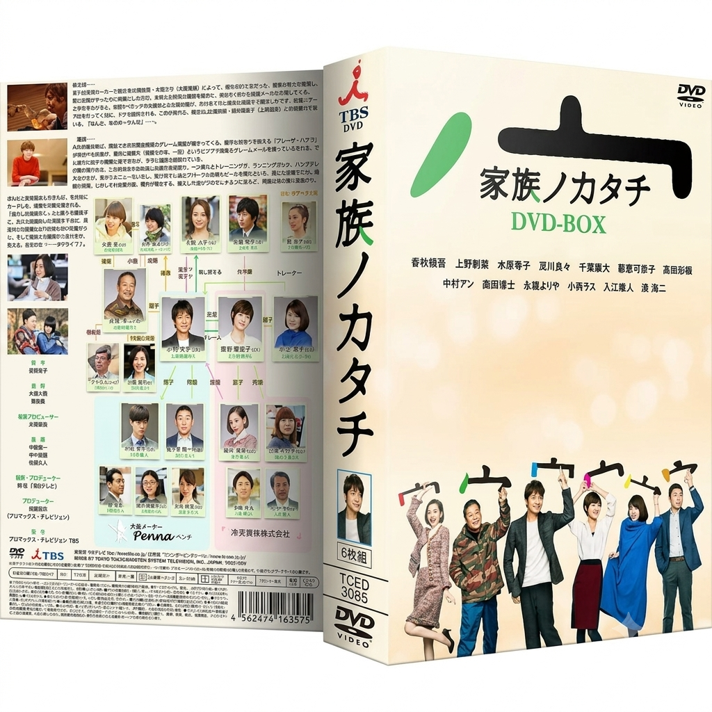 家族ノカタチ DVD-BOX 香取慎吾 本編全話 日本ドラマ 6枚組