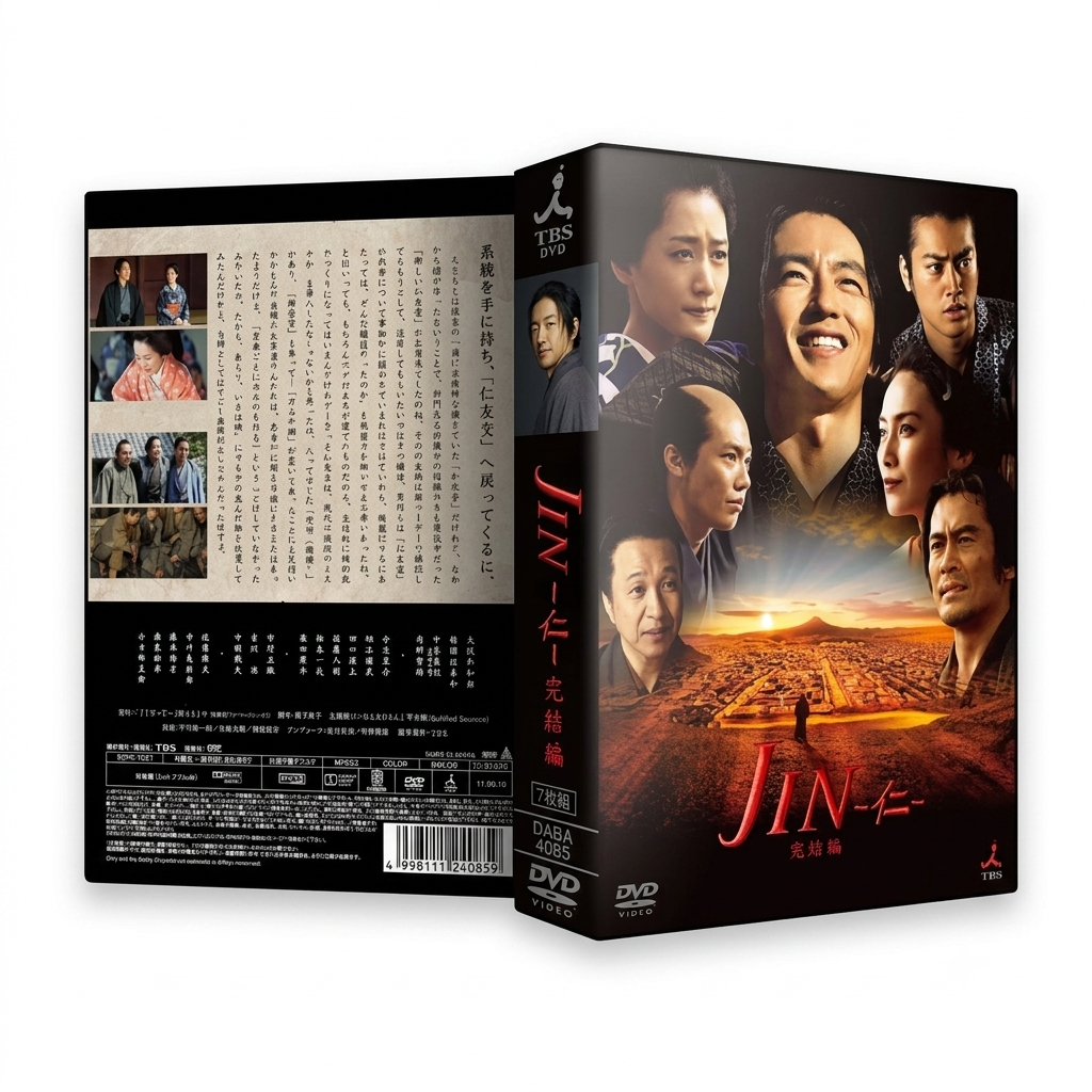 JIN 仁 DVD-BOX シーズン2 (完結編) 大沢たかお 綾瀬はるか 本編全話 日本ドラマ 7枚組