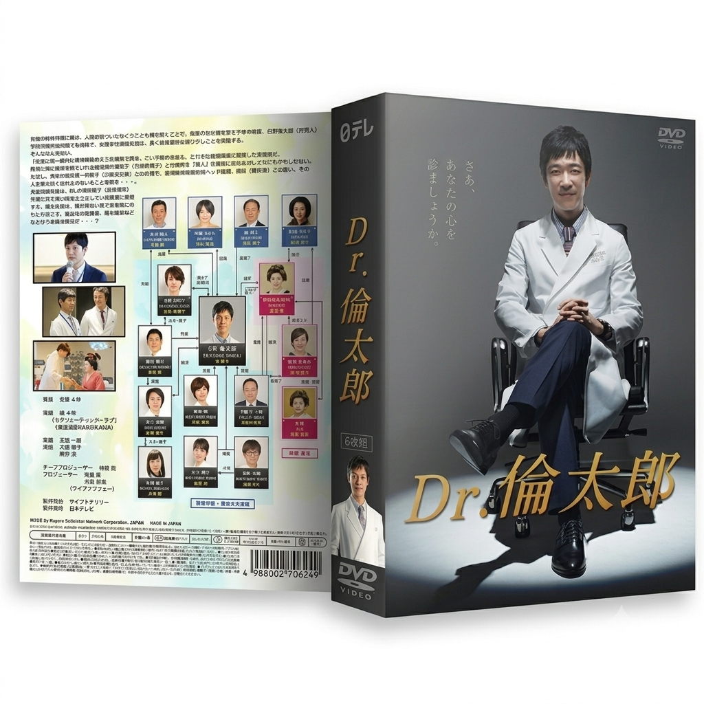 Dr.倫太郎 DVD-BOX 堺雅人 蒼井優 本編全話 日本ドラマ 6枚組