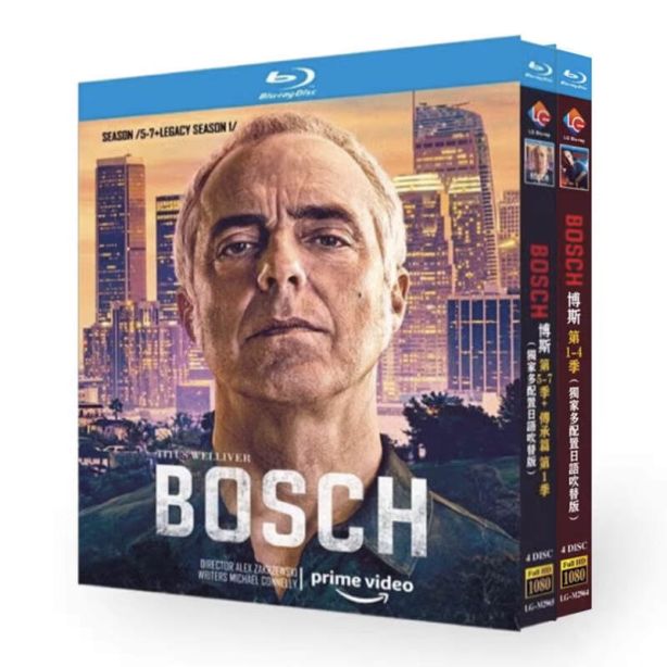 海外ドラマ BOSCH／ボッシュ シーズン1+2+3+4+5+6+7 DVD ブルーレイ Blu-ray BOX 日本語字幕 日本語吹替版 完全版 豪華版 [Blu-ray]