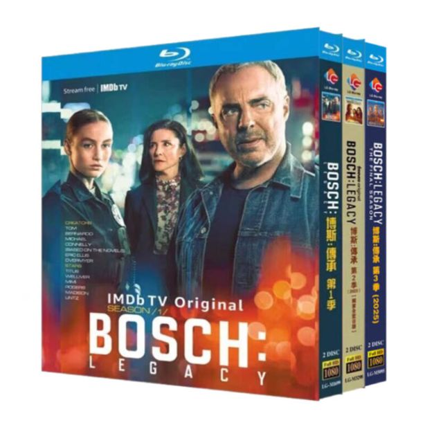 海外ドラマ Bosch: Legacy／ボッシュ：受け継がれるもの シーズン1+2+3 DVD ブルーレイ Blu-ray BOX 日本語字幕 日本語吹替版 完全版 豪華版 [Blu-ray]