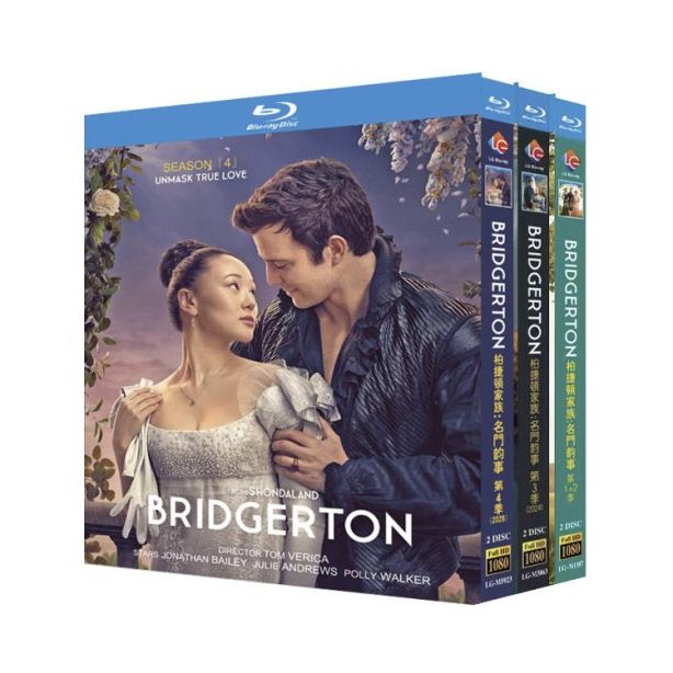 海外ドラマ ブリジャートン家 シーズン1+2+3+4 全巻 DVD ブルーレイ Blu-ray BOX 日本語字幕 日本語吹き替え版 完全版 豪華版 [Blu-ray]