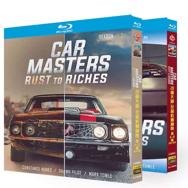 Car Masters: Rust to Riches／カー・マスターズ ～スクラップがお宝に変わるまで～ シーズン1+2+3+4+5+6 ブルーレイ Blu-ray BOX 日本語字幕 日本語吹き替え版 完全版