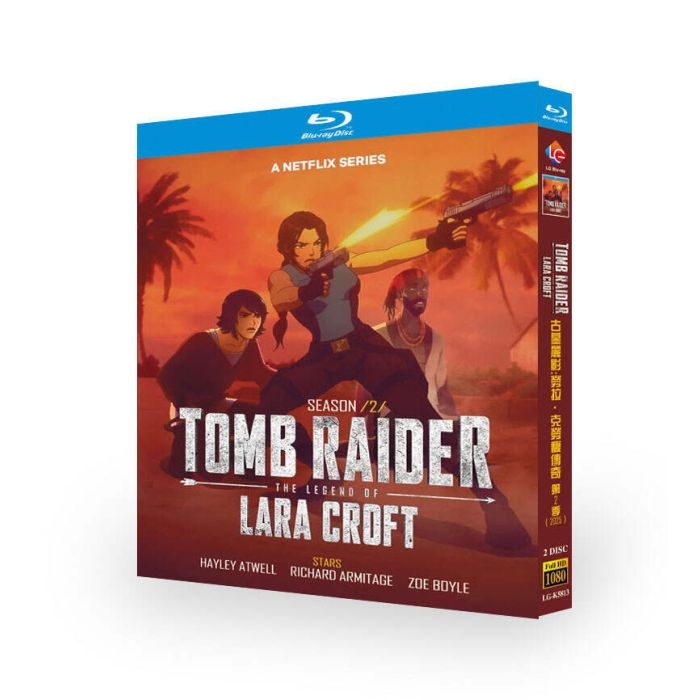アニメ トゥームレイダー: レジェンド・オブ・ララ・クロフト シーズン2 DVD ブルーレイ Blu-ray BOX 日本語字幕 日本語吹き替え版 [Blu-ray]